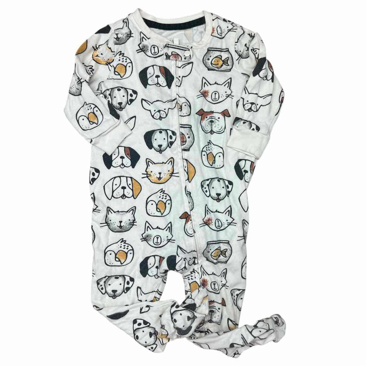 Gap (B) White Infant Size 6-9 MO Boy's 1PCSleepwear