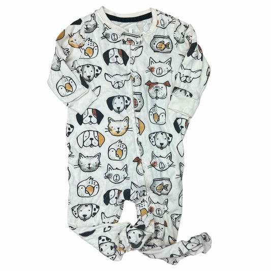 Gap (B) White Infant Size 6-9 MO Boy's 1PCSleepwear