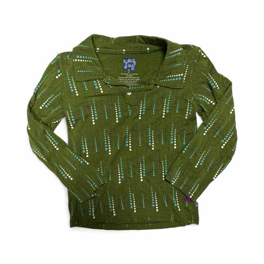 Kickee Pants (A) Green Print Toddler Size 4T LSTop