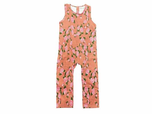 C Brand Pink print Toddler Size 4-5 CasualRomper