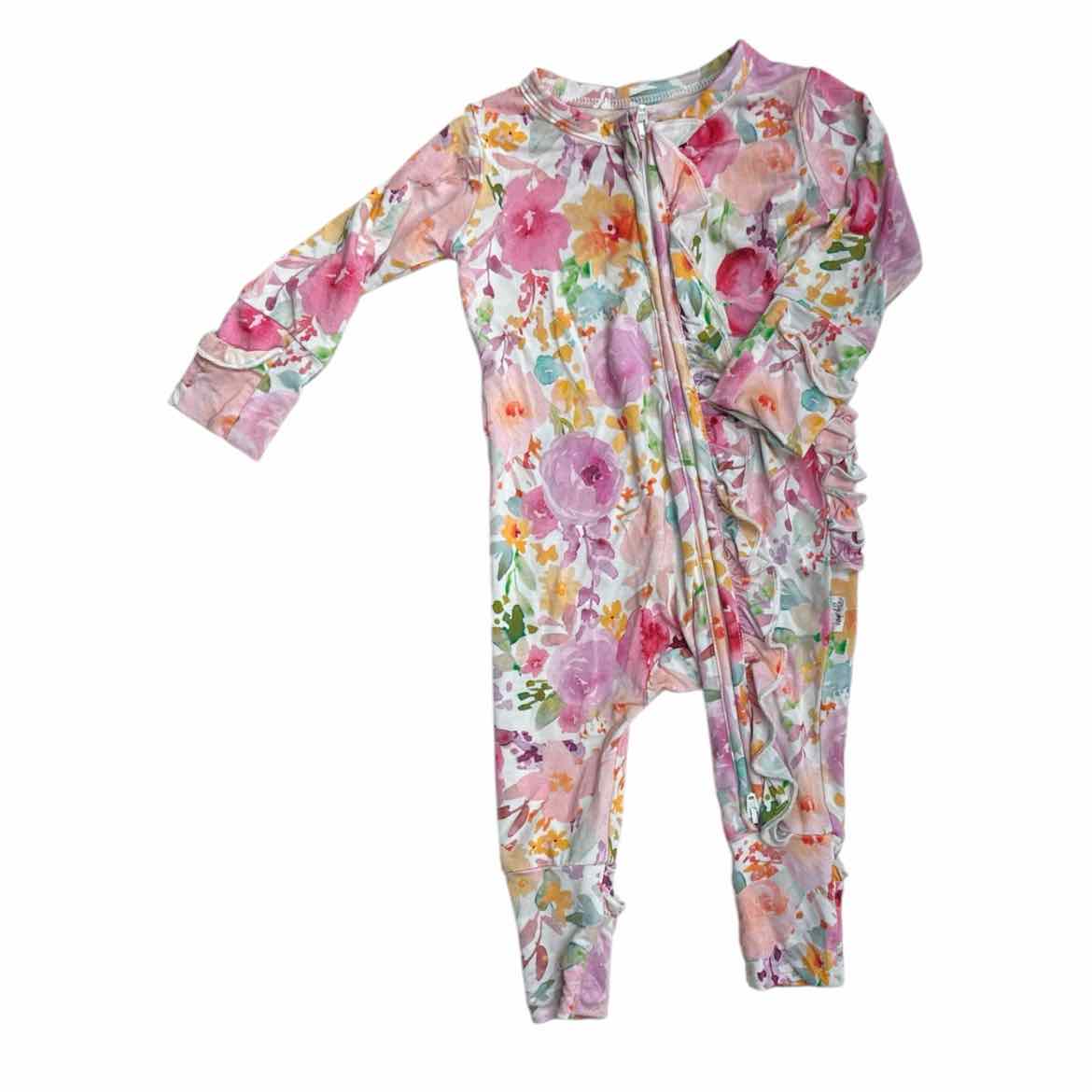 Gigi and Max (A) Pink print Infant Size 0-3 MO Girl's 1PCSleepwear