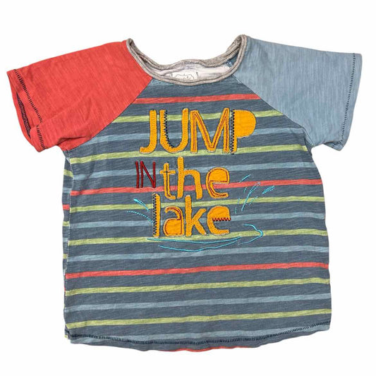 Mud Pie (B) Blue Toddler Size 4-5 Boy's SSTop