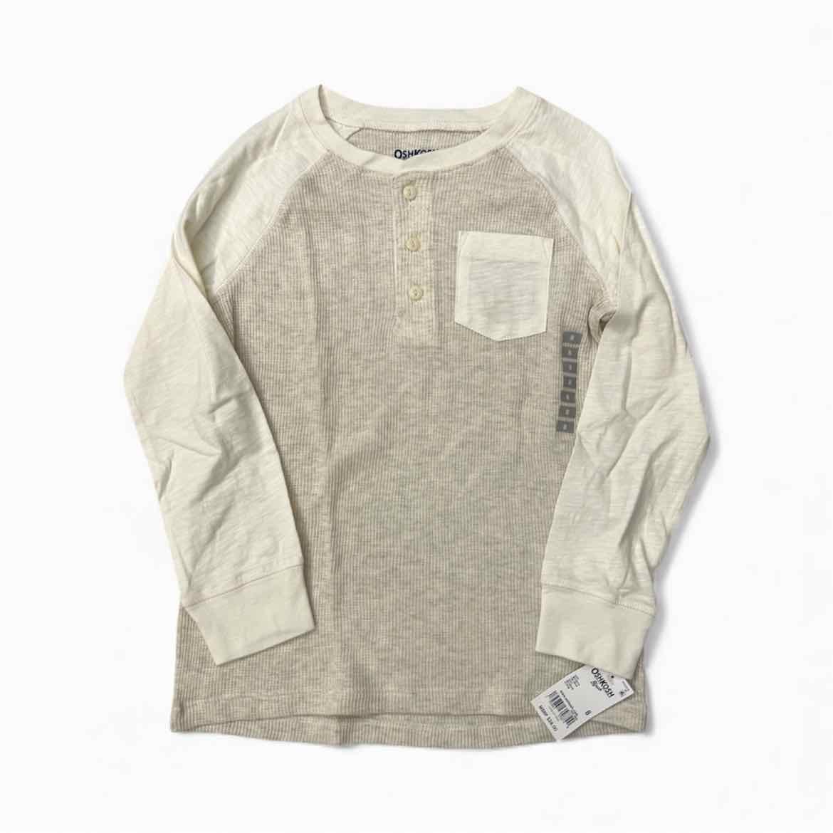 OshKosh BGosh (B) Beige Youth Size 8 LSTop