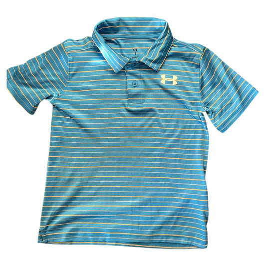 Under Armour (B) Blue Youth Size 7 Polo