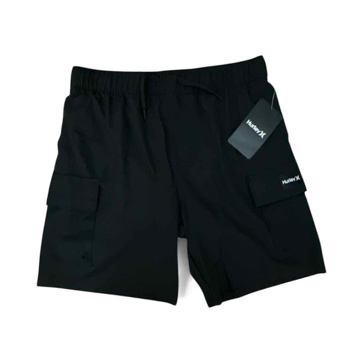 Hurley (B) Black Youth Size 10-12 SwimTrunks