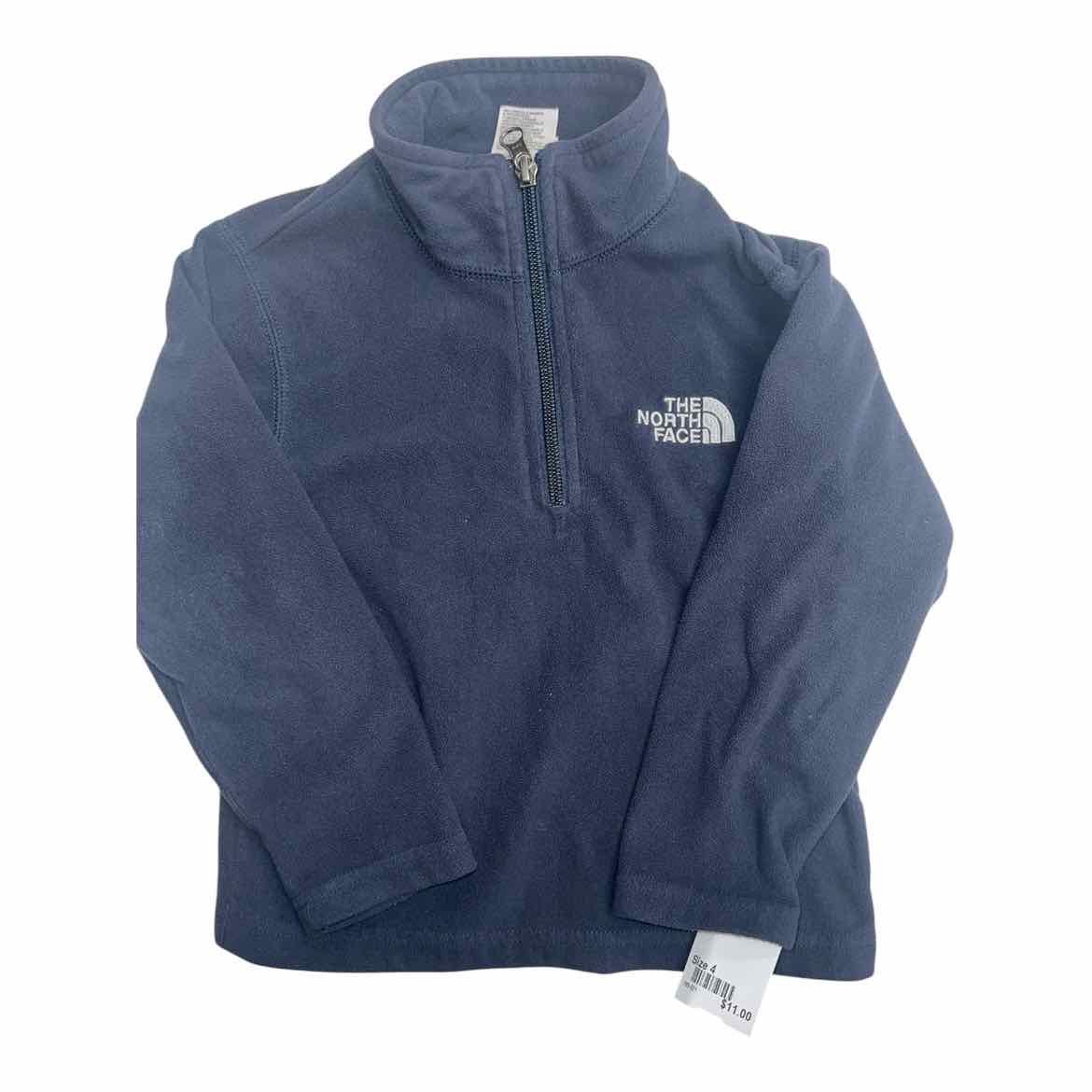 North Face (AA) Grey Toddler Size 4 Boy's Fleece