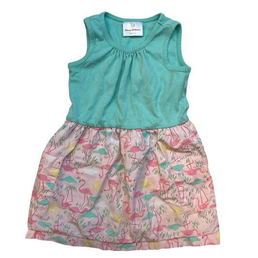 Hanna Andersson (A) Green Toddler Size 4 Girl's Sundress