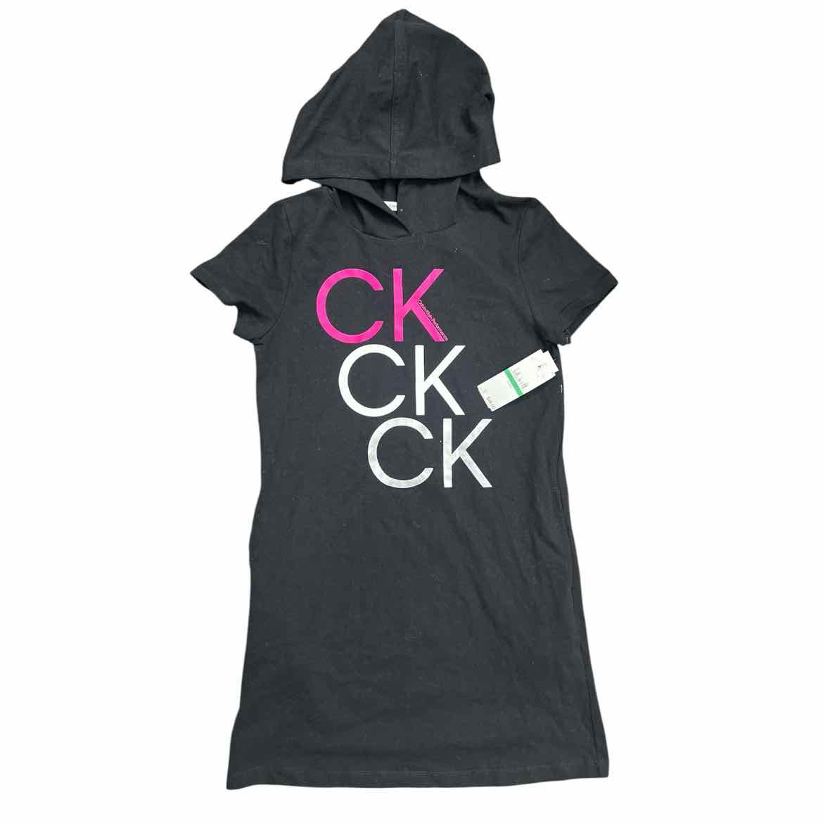 Calvin Klein (B) Black Youth Size 12-14 Girl's CasualDress