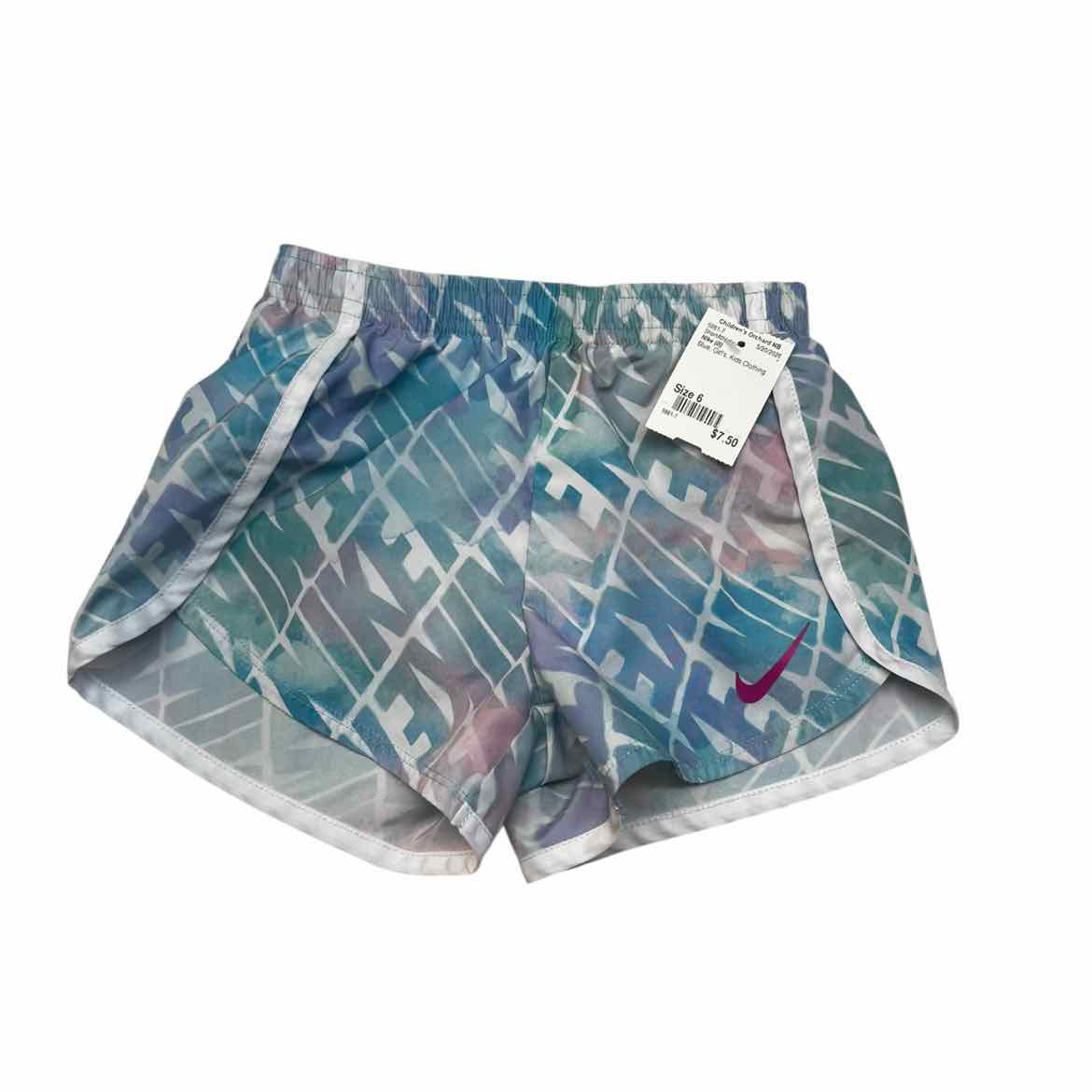 Nike (B) Blue Youth Size 6 Girl's ShortAthletic