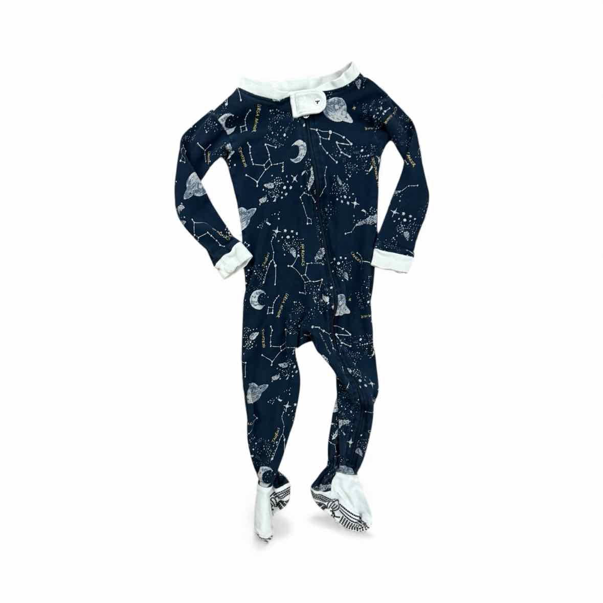 Burts Bees (C) Navy Infant Size 12 MO 1PCSleepwear