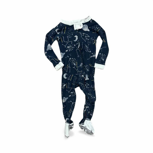 Burts Bees (C) Navy Infant Size 12 MO 1PCSleepwear