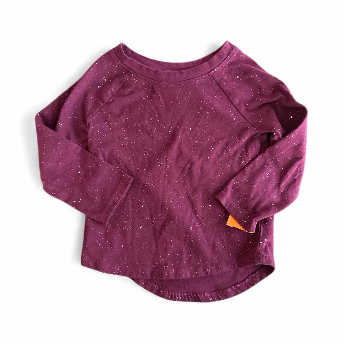 Cat and Jack (D) Maroon Toddler Size 2T LSTopBasic