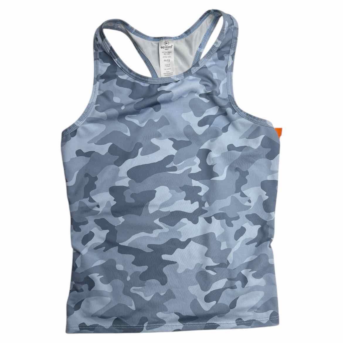 90 Degree (C) Grey Youth Size 10 Girl's AthleticTankTop