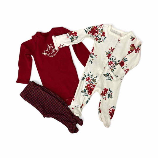 Carters (C) Red Infant Size NB 3PC Casual