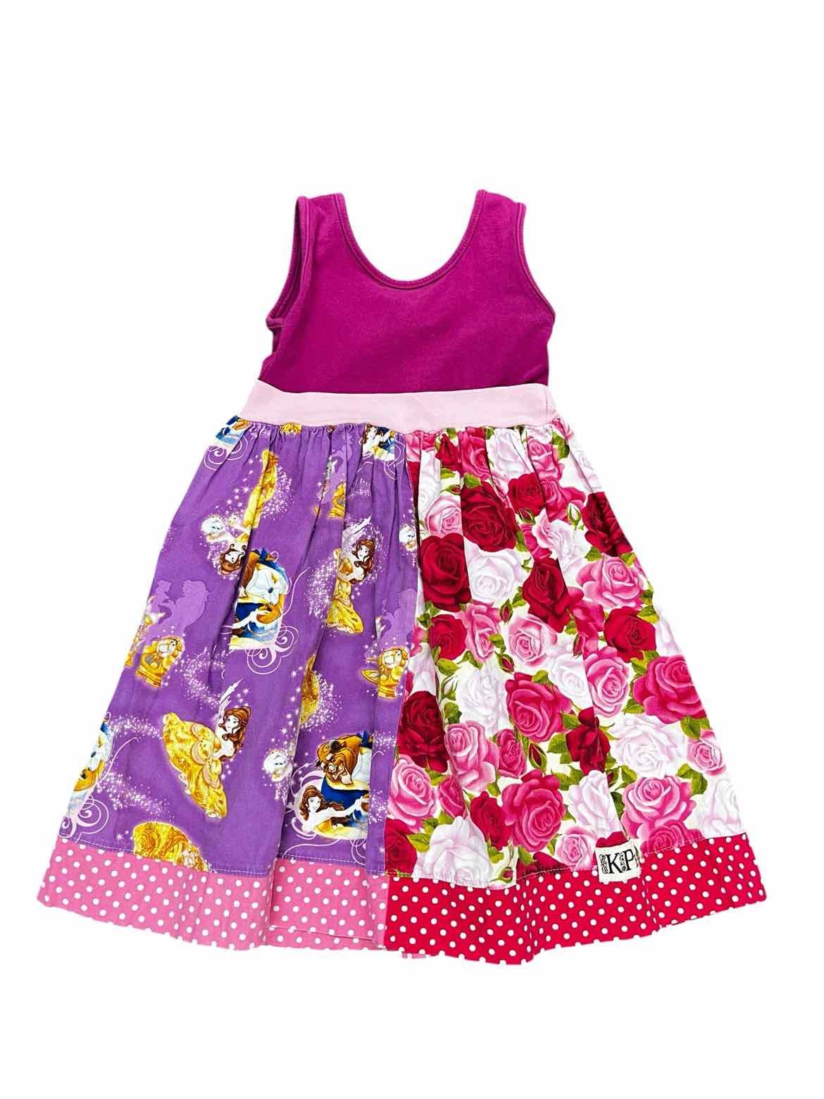 K Pea (A) Plum Youth Size 6 Girl's Sundress