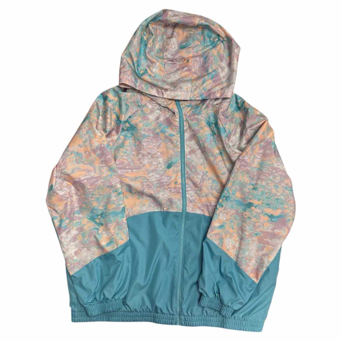 Under Armour (B) Blue Print Youth Size 18-20 Girl's Jacket Light