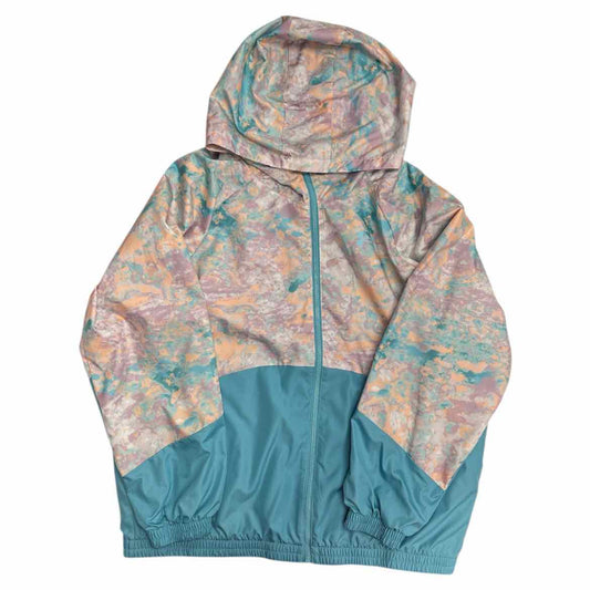 Under Armour (B) Blue Print Youth Size 18-20 Girl's Jacket Light