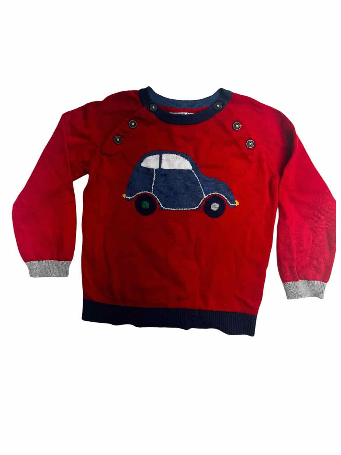 Baby Boden (A) Red Infant Size 12-18 MO Boy's SweaterLight