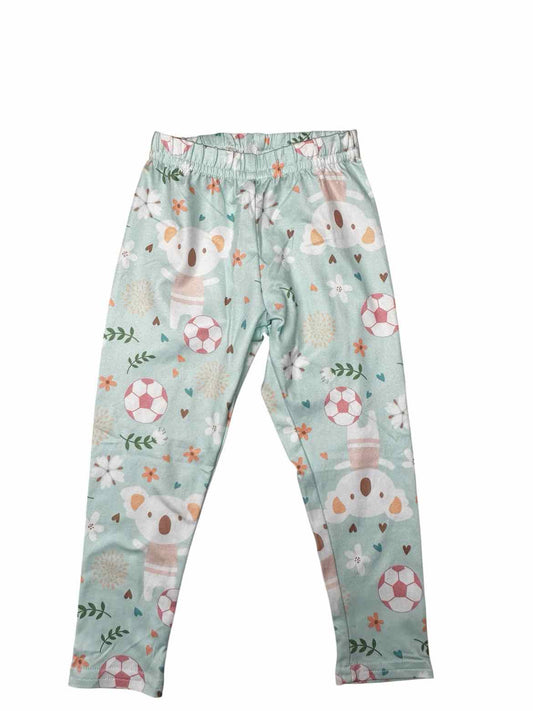 Dot Dot Smile (C) Mint Toddler Size 2T Girl's BasicLeggings
