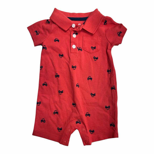 Carters (C) Red Infant Size 6 MO Boy's CasualRomper