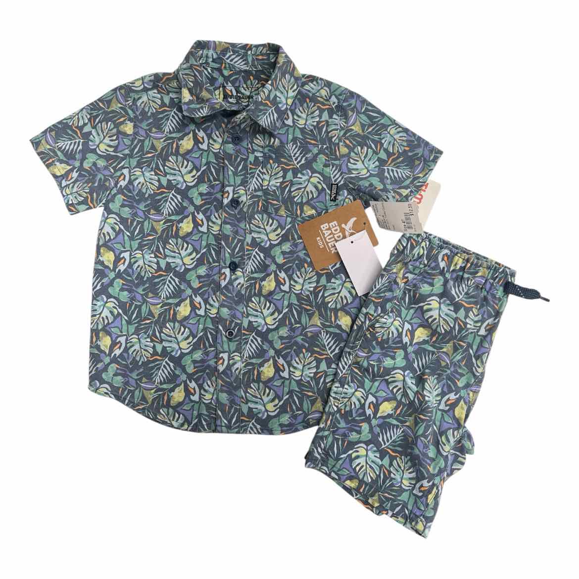 Eddie Bauer (B) Blue Toddler Size 4T Boy's 2PCCasual
