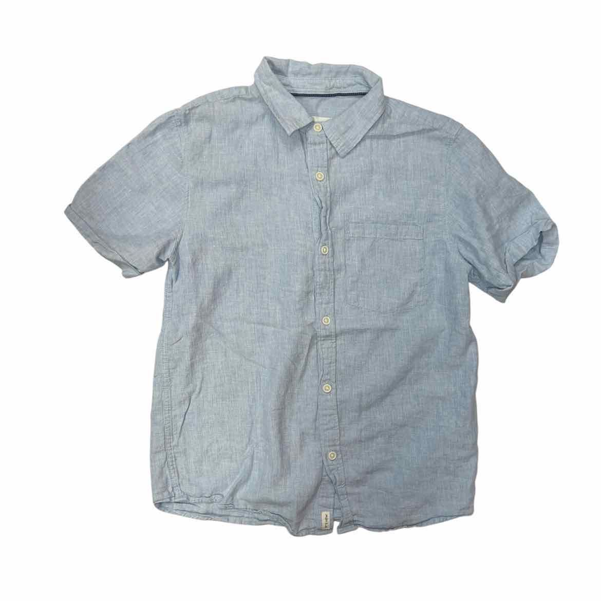 Zara (B) Blue Youth Size 10 Boy's ButtondownSS