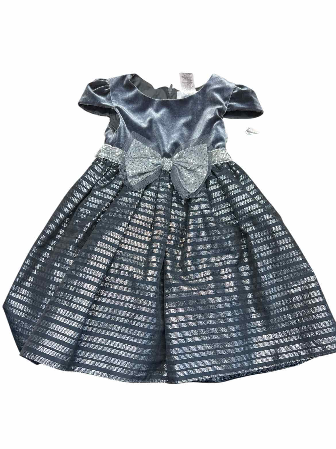 Sweet Heart Rose (C) Grey Toddler Size 2T PartyDress