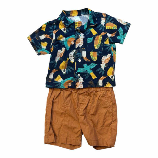 Carters (C) Navy Infant Size 24 MO Boy's 2PC Casual