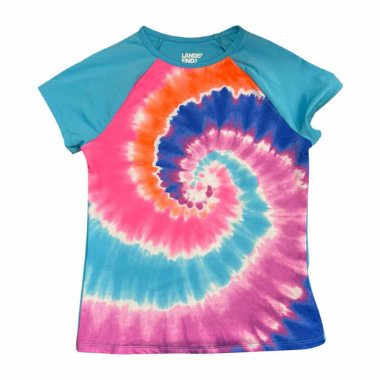 Lands End Tie Dye Youth Size 8 Girl's SwimTop
