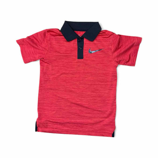 Nike (B) Red Youth Size 7 Boy's AthleticPolo