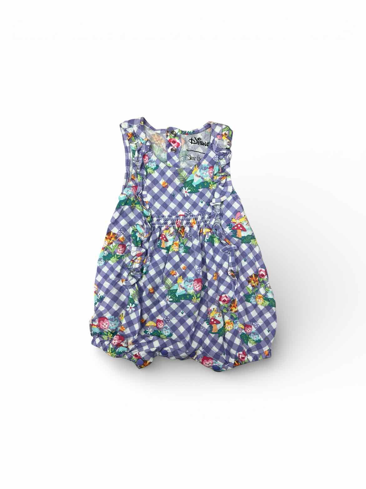 Disney (B) Purple Infant Size 3 MO Girl's CasualRomper