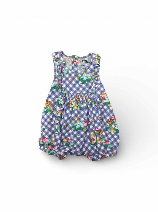 Disney (B) Purple Infant Size 3 MO Girl's CasualRomper