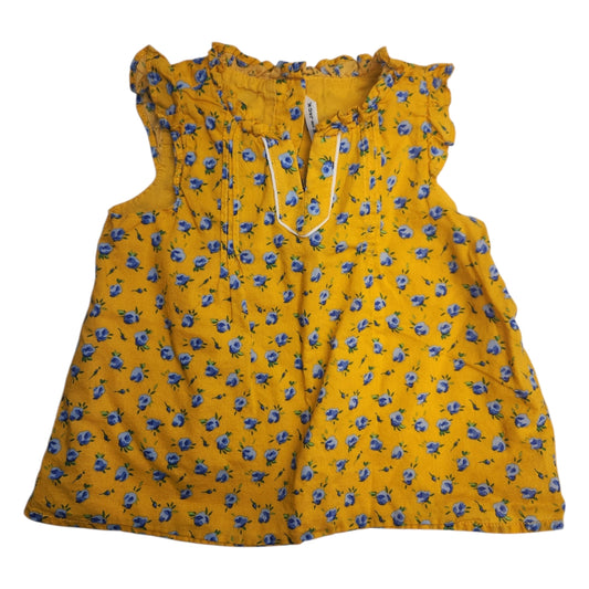 Janie and Jack (A) Yellow Print Infant Size 18-24 MO Girl's TankTop