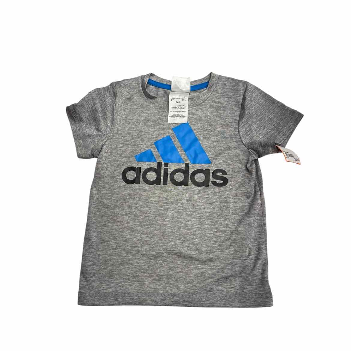 Adidas (B) Black Toddler Size 2T Boy's AthleticTopSS