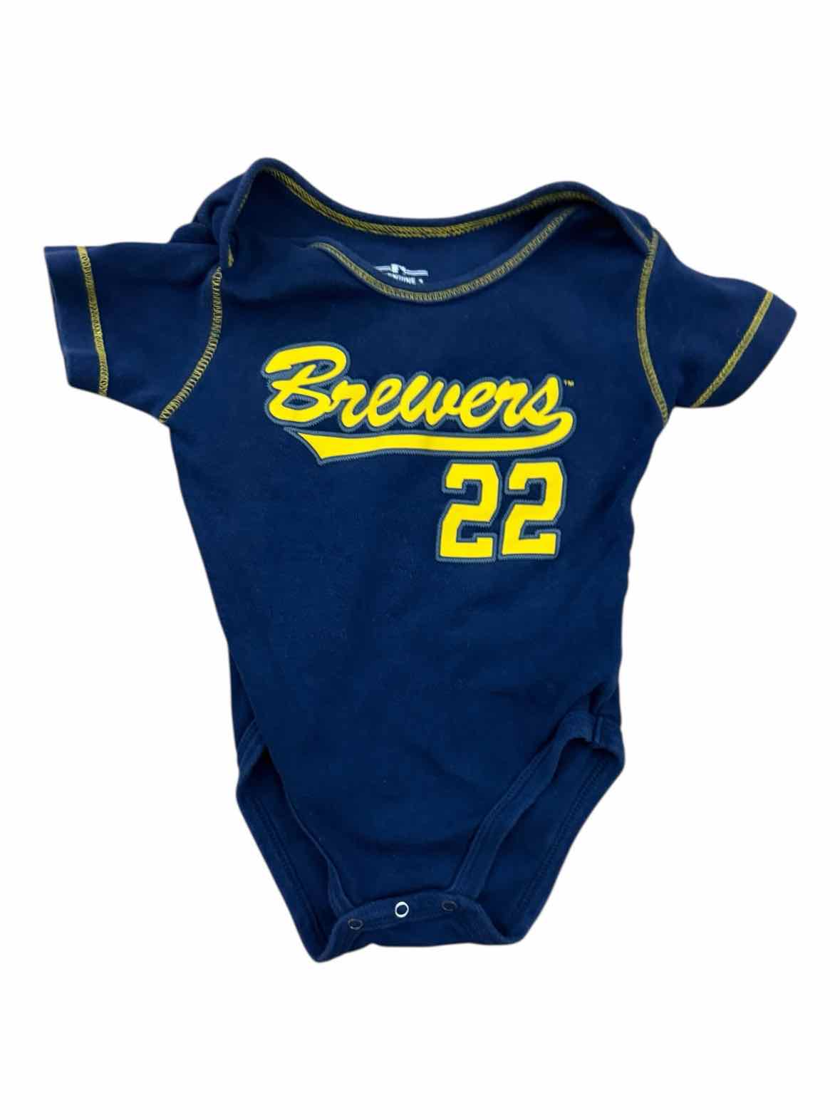 Navy 6 MO Best Onesie