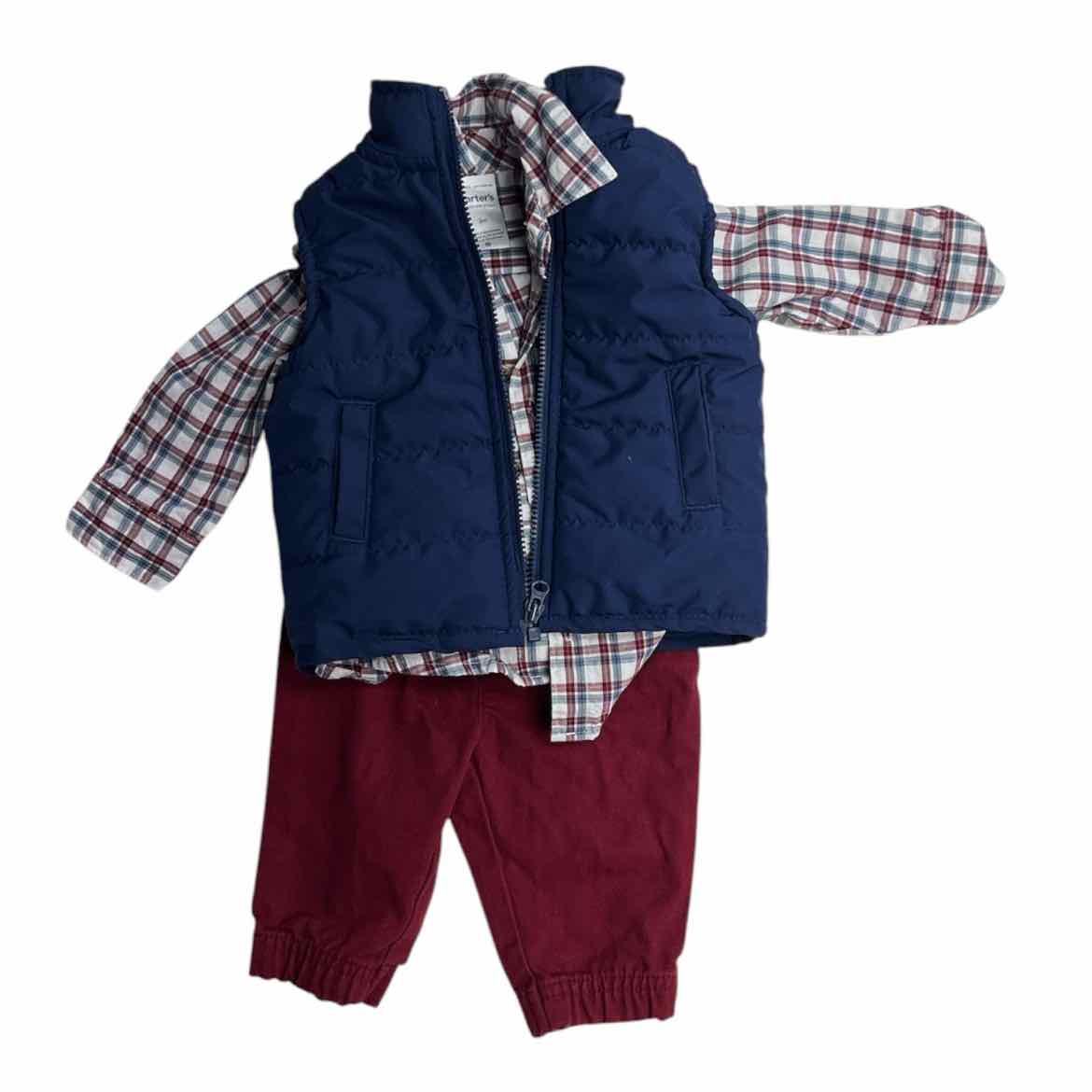 Carters (C) Blue Infant Size 3 MO Boy's 3PC Casual