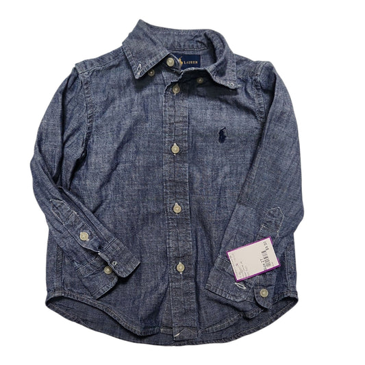 Ralph Lauren (A) Blue Toddler Size 2T ButtondownLS