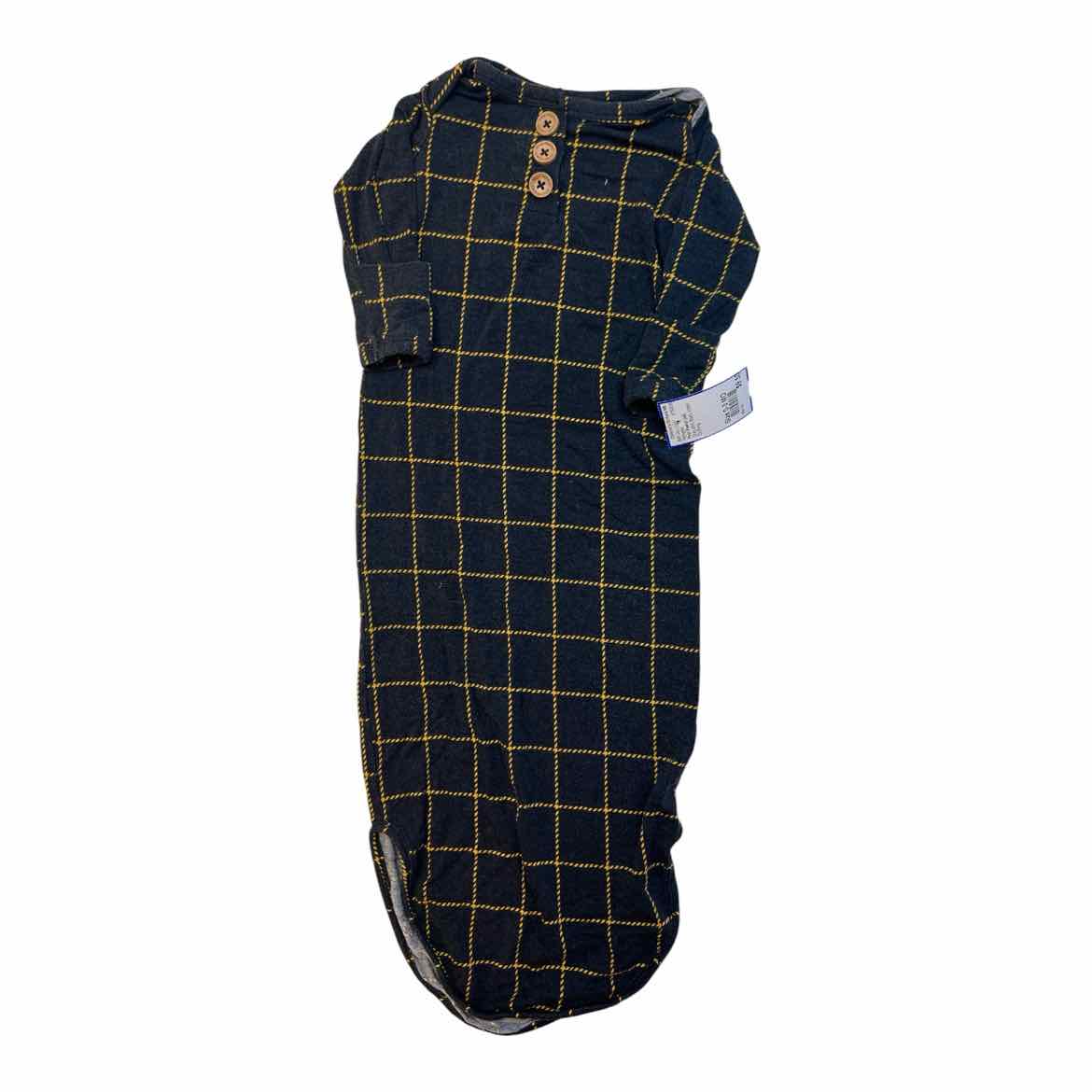 Posh Peanut (AA) Grey print Infant Size 0-3 MO Boy's Nightgown