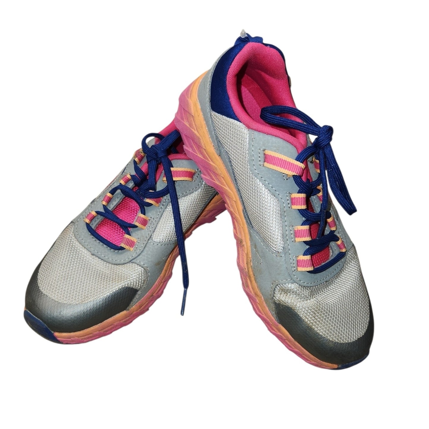 Saucony (B) Grey Youth Shoe Size 2 (Youth) Girl's Athletic Shoes