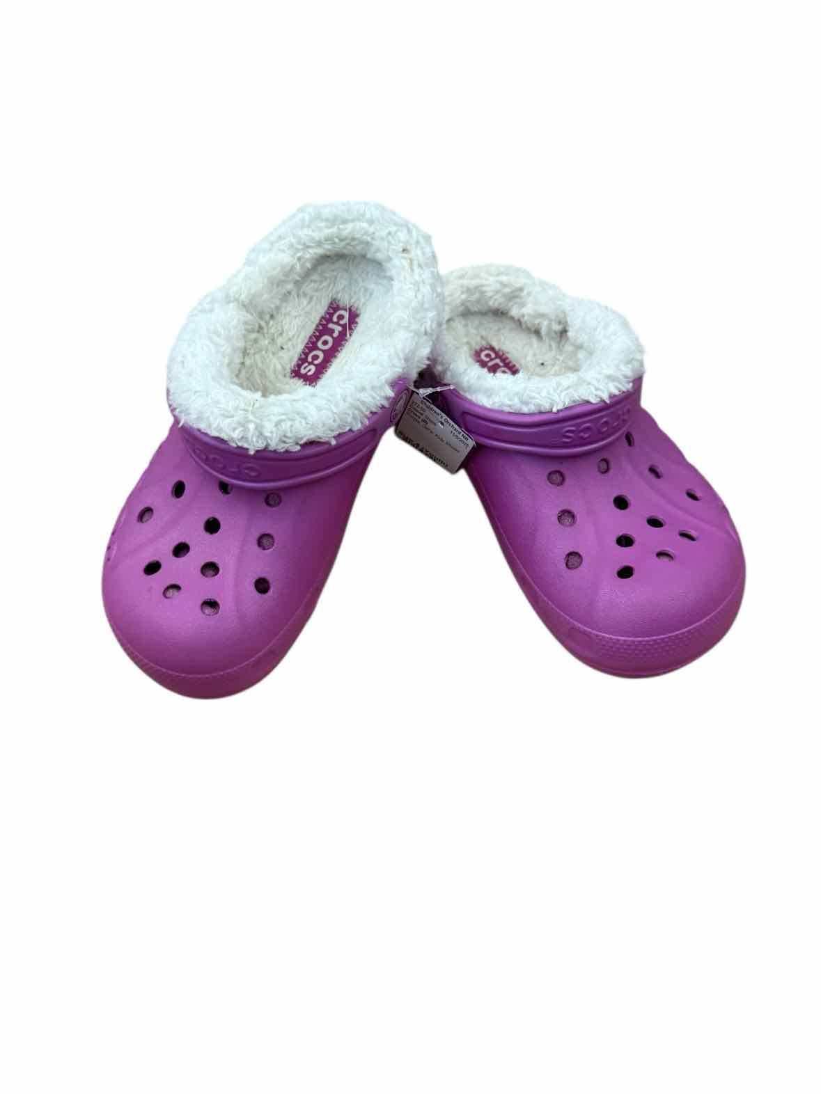 Crocs (B) Purple Youth Shoe Size 4 (Youth) Casual Shoes