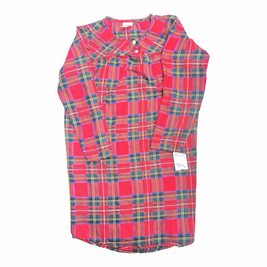 Lands End Plaid Youth Size 8 Girl's Nightgown