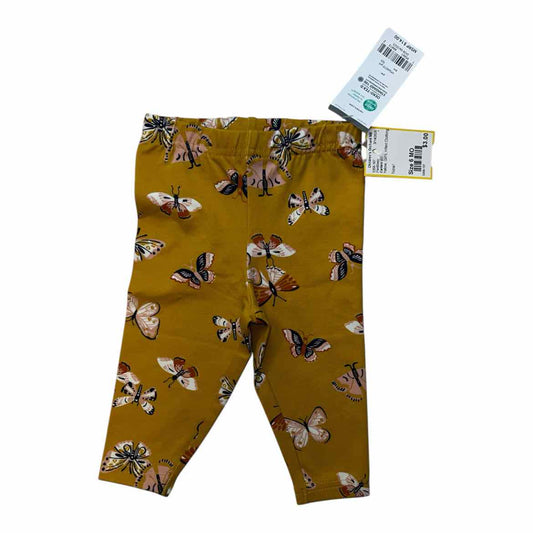 Carters (C) Yellow Infant Size 6 MO Girl's PantBasic