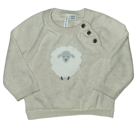 Janie and Jack (A) Cream Infant Size 6-12 MO Boy's SweaterLight