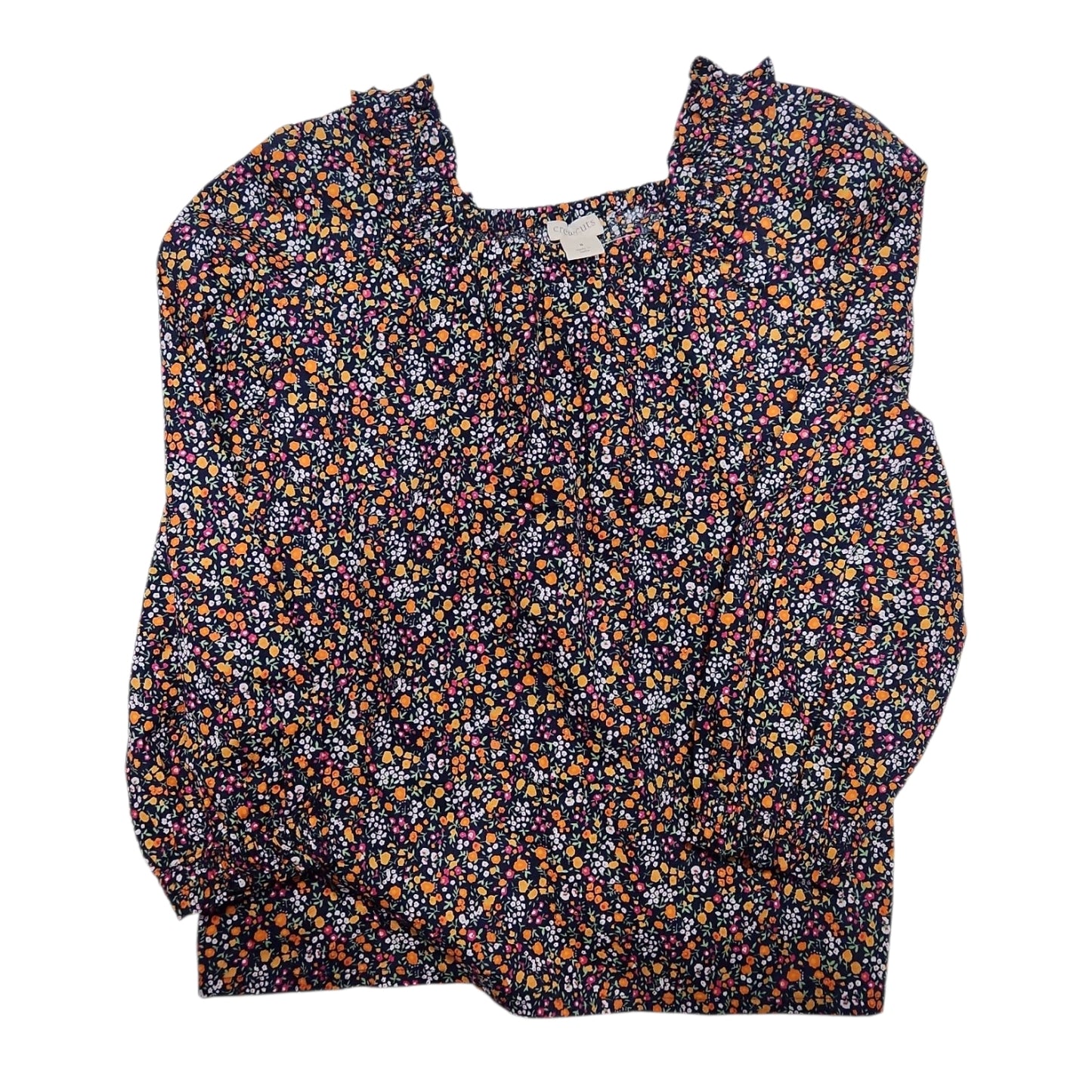 Crewcuts (B) Floral Youth Size 8 LSTop