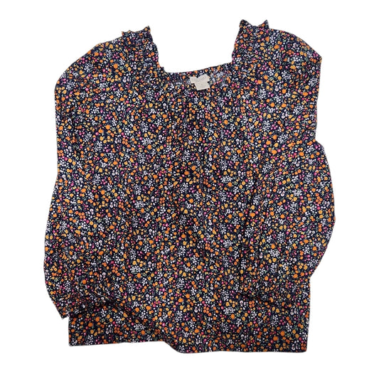 Crewcuts (B) Floral Youth Size 8 LSTop