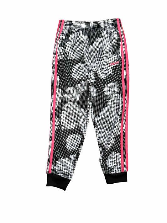 Adidas (B) Black Youth Size 6 Girl's PantAthletic