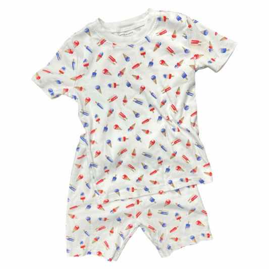 Janie and Jack (A) White Youth Size 6 Girl's 2PCSleepwear