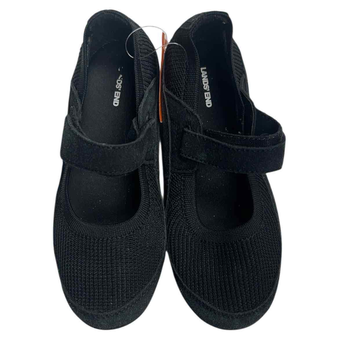 Lands End Black Youth Shoe Size 2 (Youth) Girl's Casual Shoes