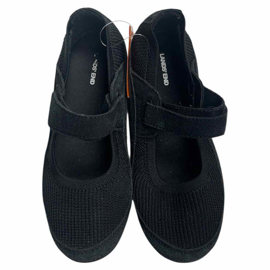 Lands End Black Youth Shoe Size 2 (Youth) Girl's Casual Shoes