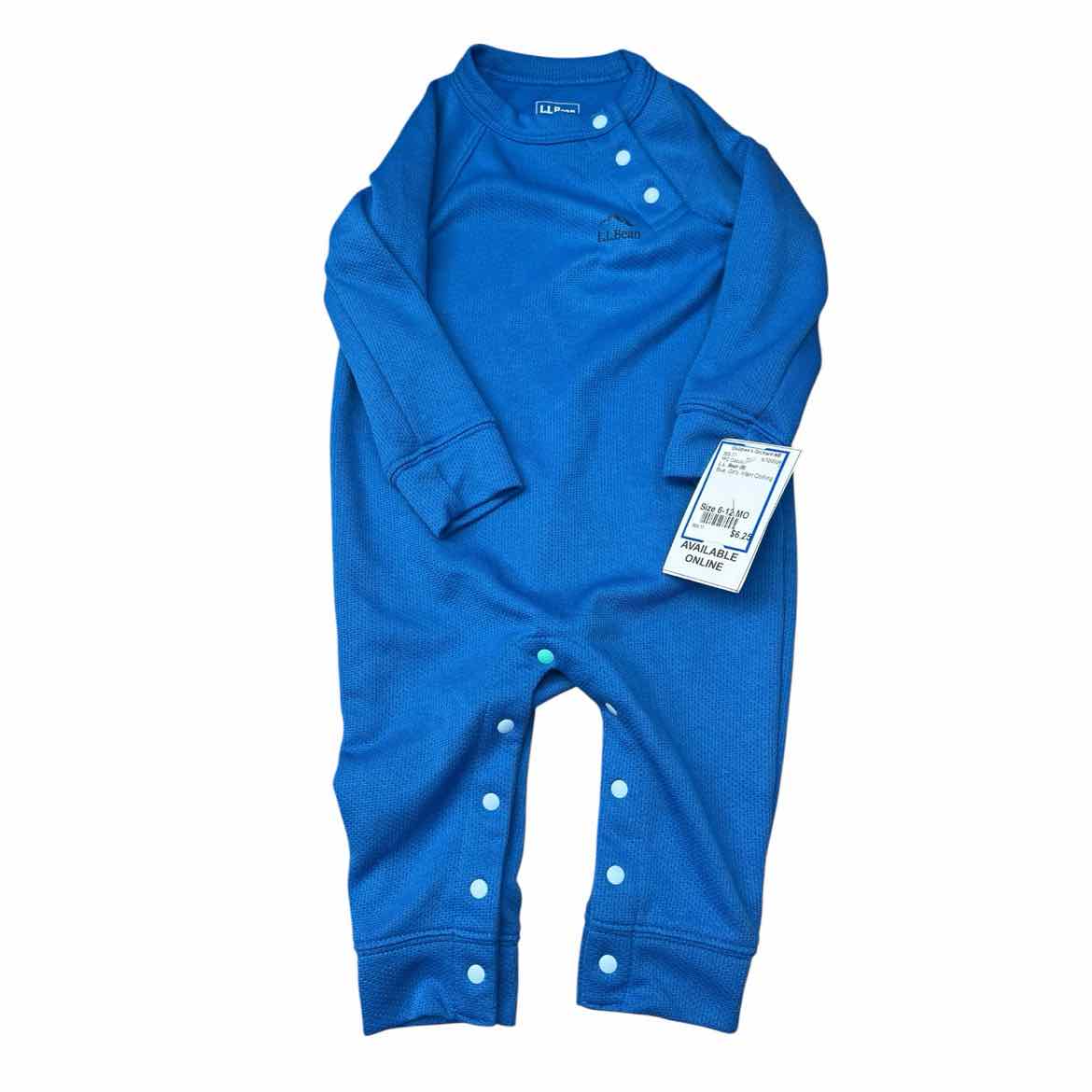 L.L. Bean (B) Blue Infant Size 6-12 MO Girl's 1PC Casual
